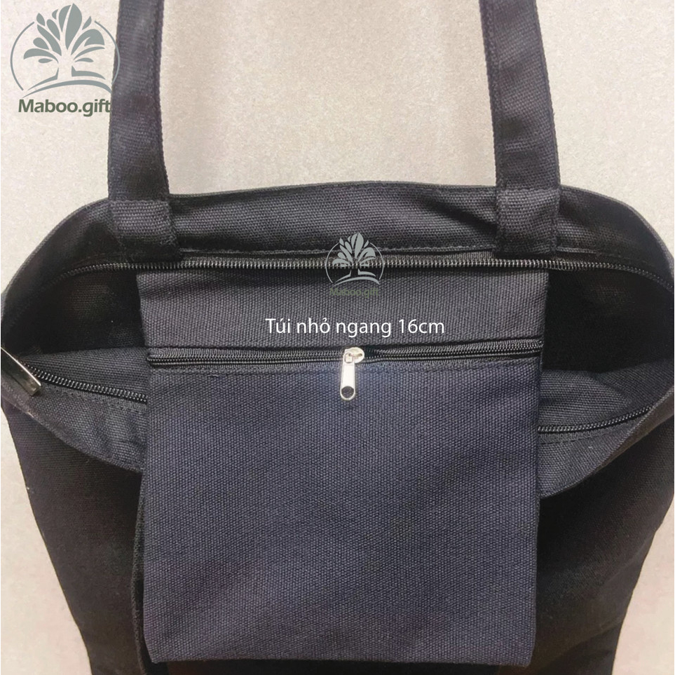 Túi vải Tote/canvas in hình Blackpink/Black Pink 03_Màu Đen _BLP