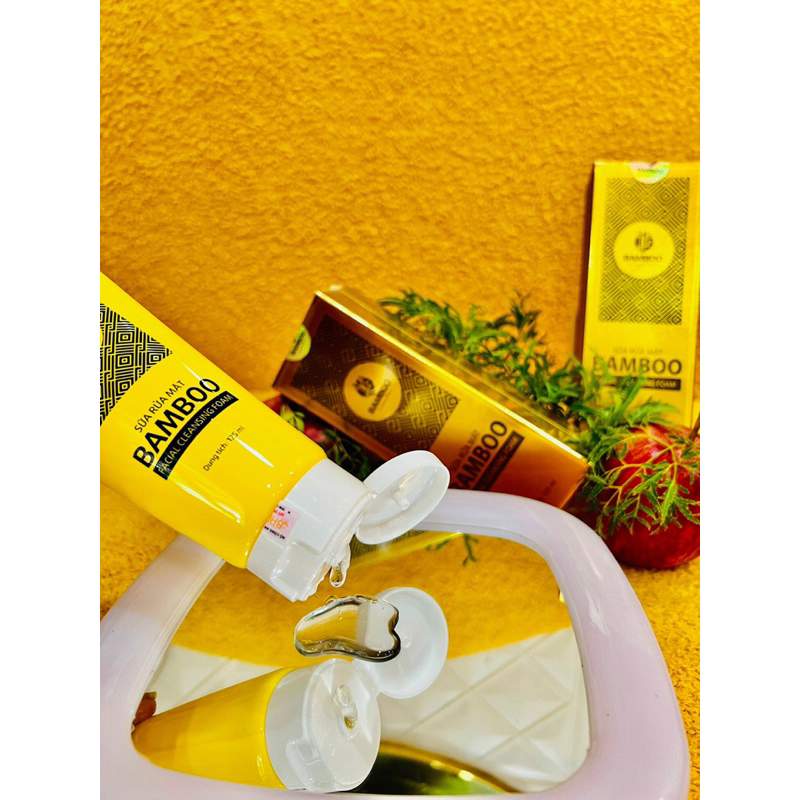 Sữa rửa mặt sạch da,ngừa mụn Bamboo Chính Hãng