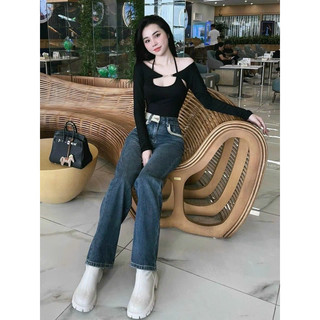 ÁO KHOEN CỔ YẾM TAY DÀI