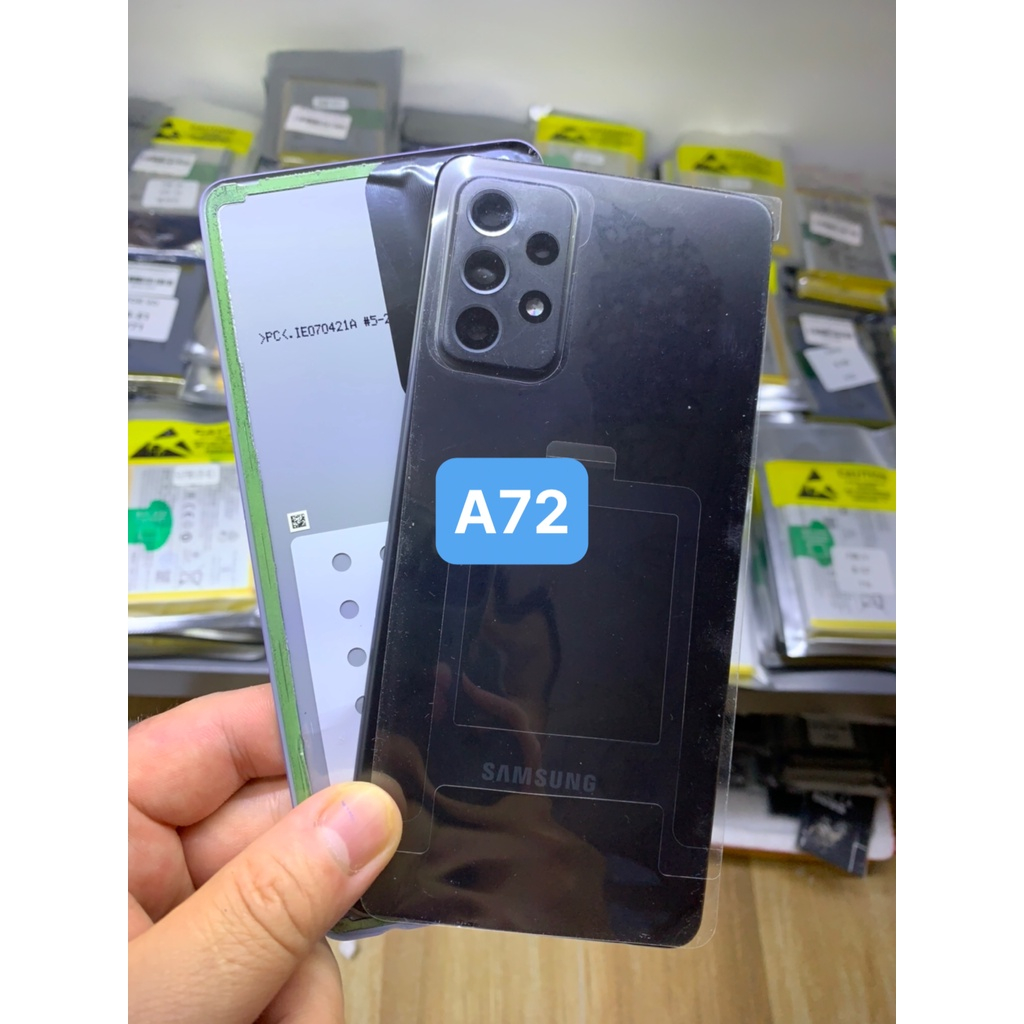 Nắp Lưng Samsung A72 / A725 Full Kính Camera  - Hàng Zin New Đủ Màu Chính Hãng