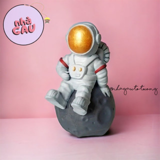 Tô tượng thạch cao phi hành gia size nhỏ(không kèm màu và cọ)