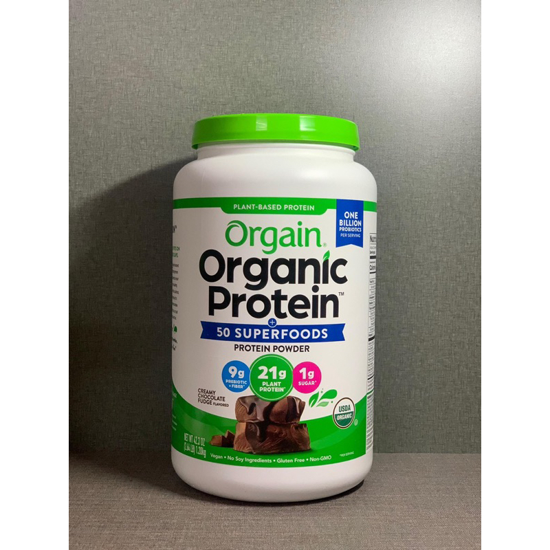 BỘT PROTEIN HỮU CƠ ORGAIN ORGANIC PROTEIN 50 SUPERFOODS (VỊ SOCOLA)