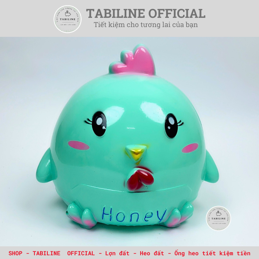 Lợn đất heo đất ống heo tiết kiệm tiền TABILINE Gà honey size to đáng yêu LD28