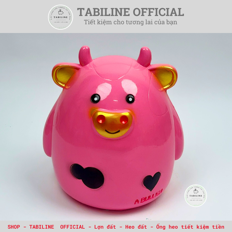 Lợn đất heo đất ống heo tiết kiệm tiền TABILINE Bò sữa size to đáng yêu LD27