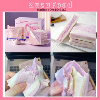 THÙNG 8 CHIẾC BÁNH SANDWICH NHÂN KHOAI MÔN SỮA - 1 hộp 8 chiếc * 468gr