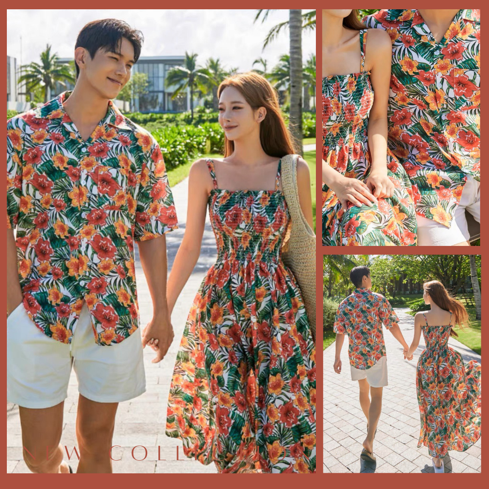 Đồ đôi đi biển nam nữ, áo đôi đi biển, set đôi đi biển đẹp chụp hình cưới phong cách trẻ trung couple store