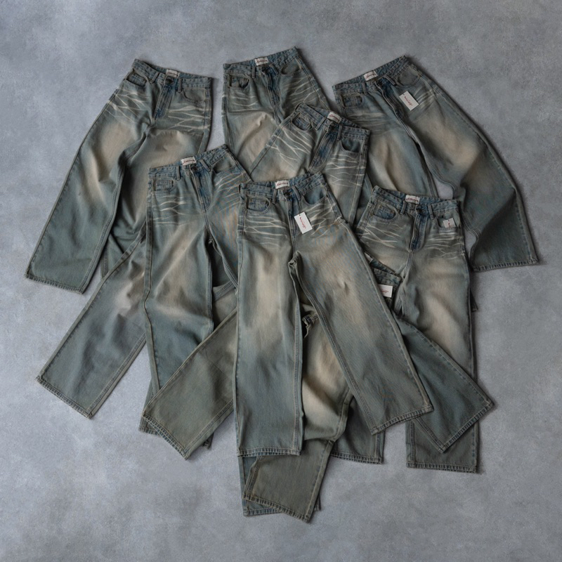 SAND WASHING DENIM PANTS - QUẦN JEAN MÀU CÁT SXINVASION