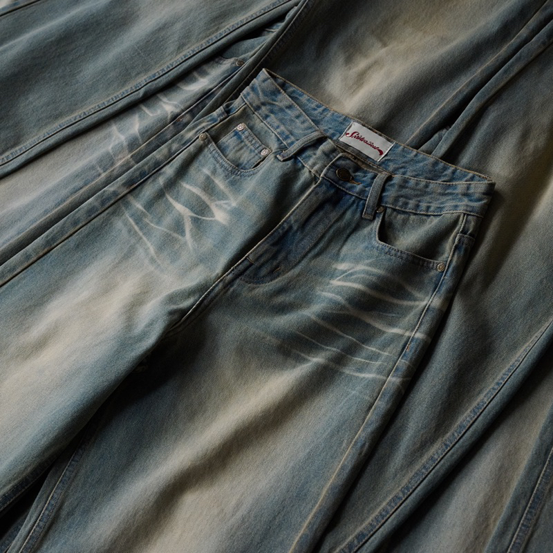 SAND WASHING DENIM PANTS - QUẦN JEAN MÀU CÁT SXINVASION