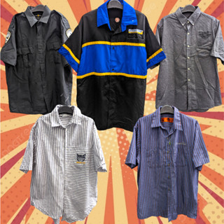 Áo sơ mi 2hand workshirt chicano unisex nam nữ form rộng secondhand