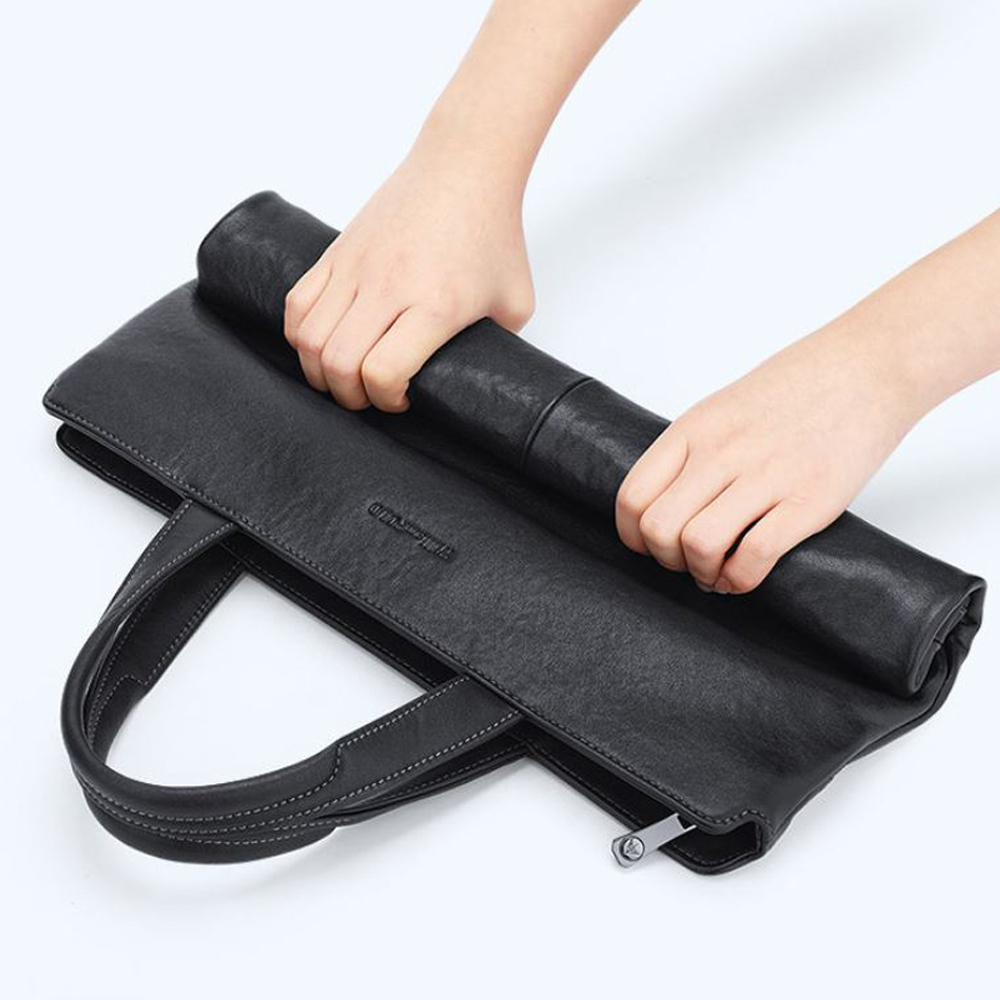 Cặp da nam công sở WilliamPOLO chất liệu da bò nguyên tấm V48