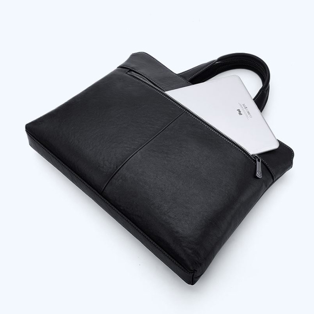 Cặp da nam công sở WilliamPOLO chất liệu da bò nguyên tấm V48