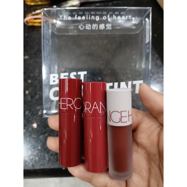 Set 3 Cây Son Herorange Cute Best Warm Tint / Best Cool Tint Hàng Chính Hãng