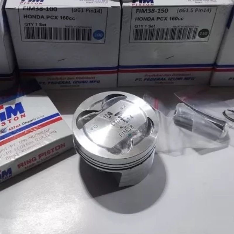 Piston FiM Chính Hãng 62 - 60 Vario 160 / Air Blade 160 / ADV 160 / SH 160