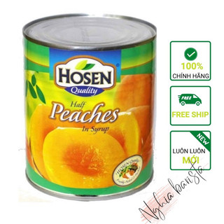 Đào Ngâm Hosen Lon Lớn 825g