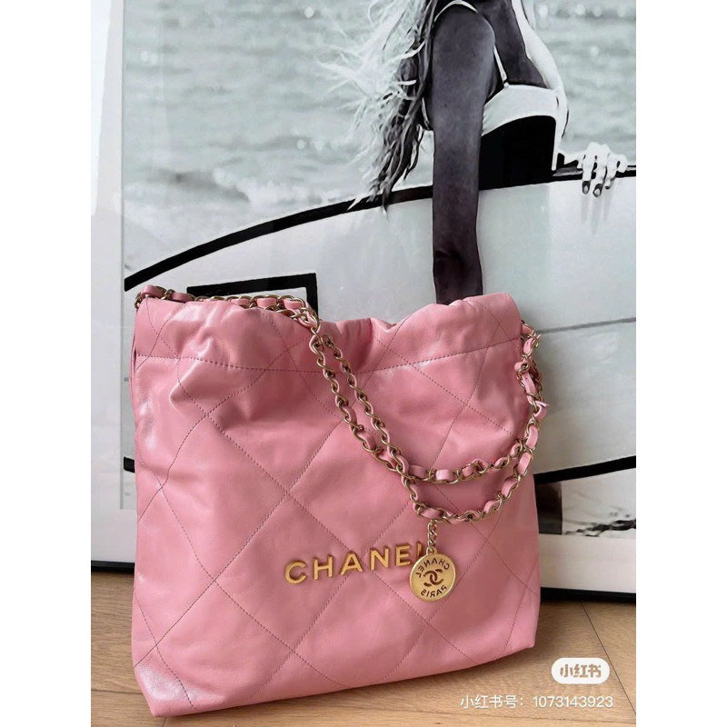 Túi Cha.n.el Shopping Hồng