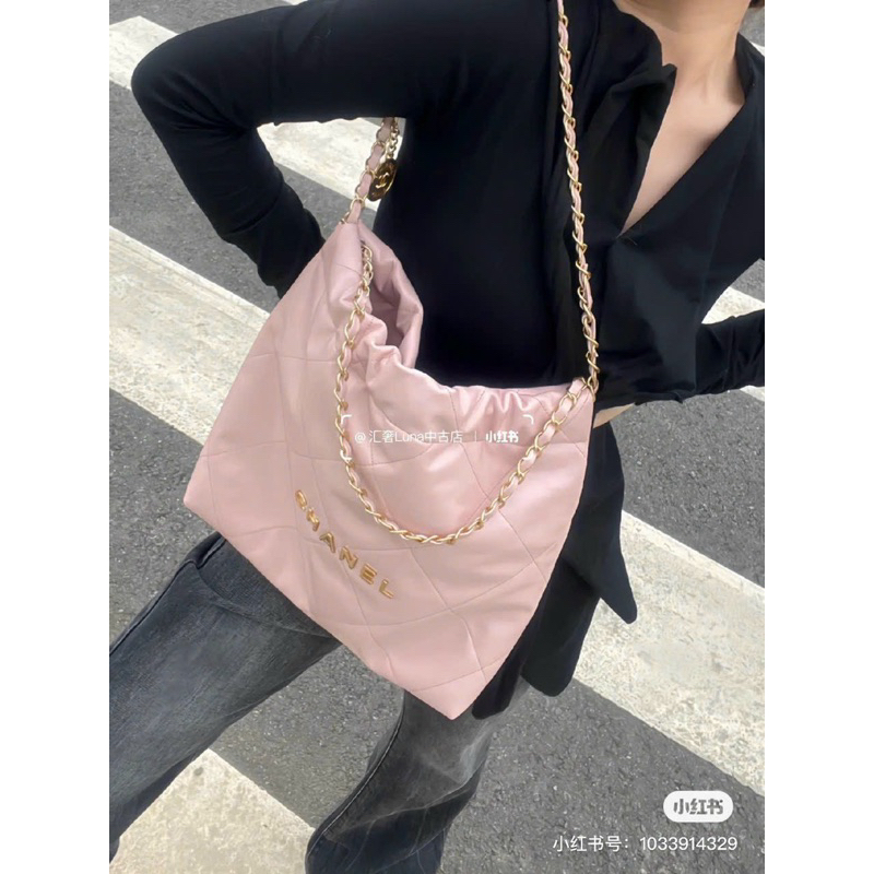 Túi Cha.n.el Shopping Hồng