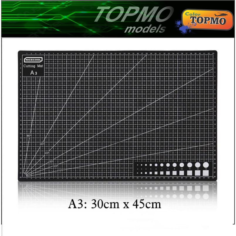 bảng cắt  khổ A4 - A3 màu đen