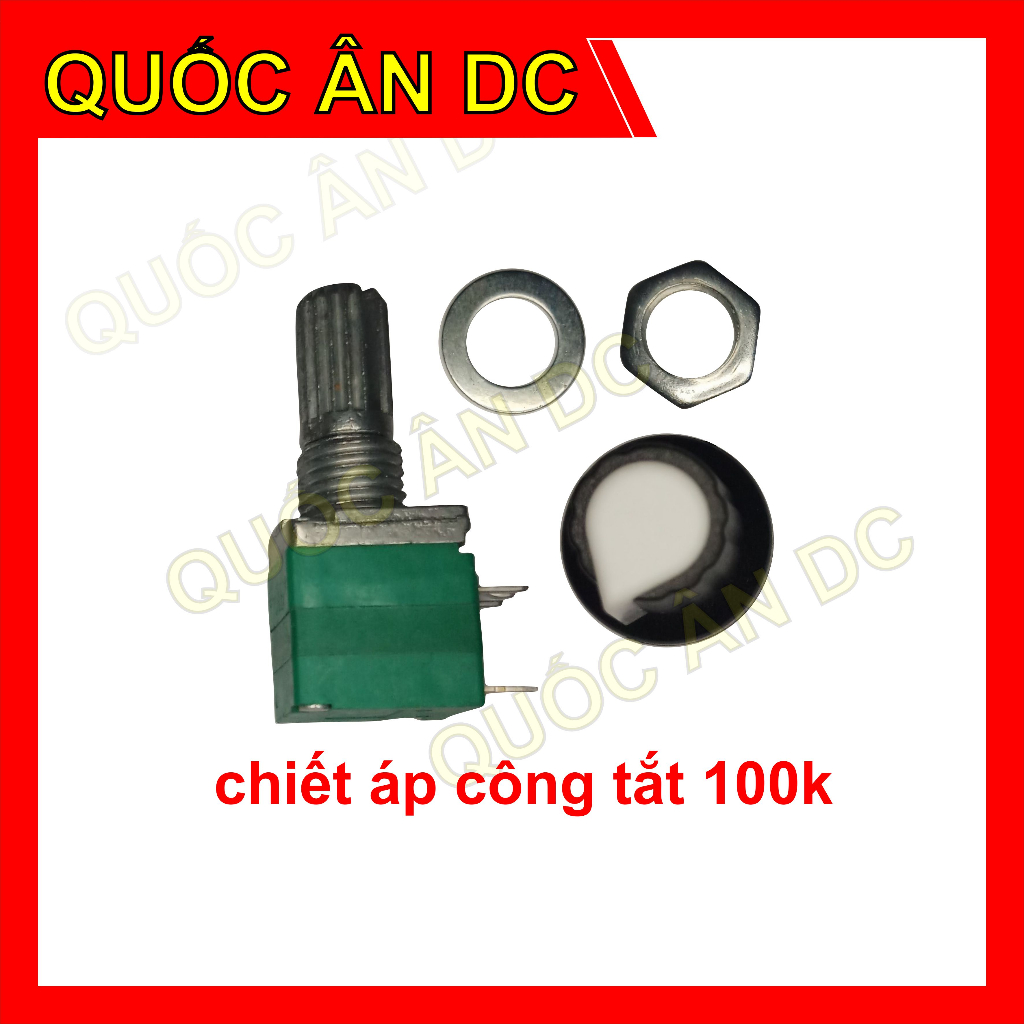 Volum "chiết áp" công tắt 5 chân 100k