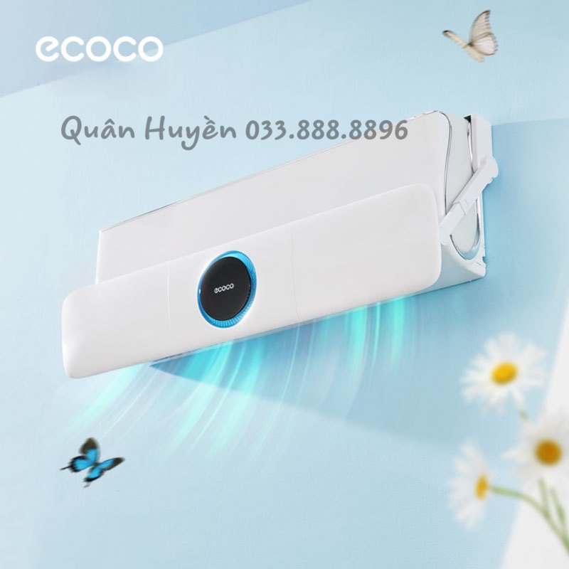 Tấm chắn gió điều hoà ECOCO tích hợp làm thơm dịu khuếch tán phòng, chuyển đổi hướng gió, bảo vệ sức khoẻ gia đình 2335