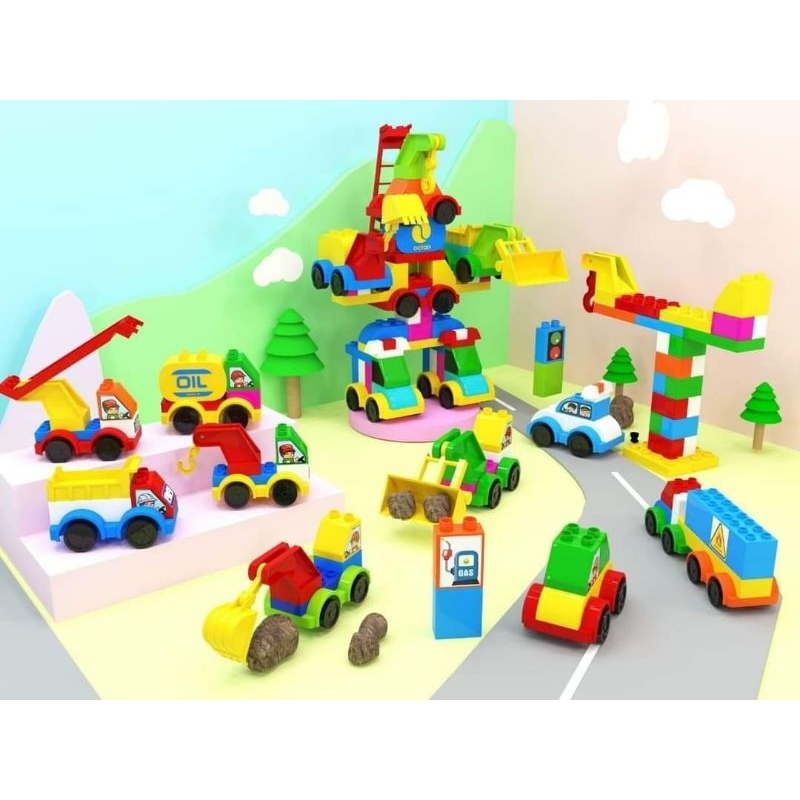 Lego cân các loại xe công trình