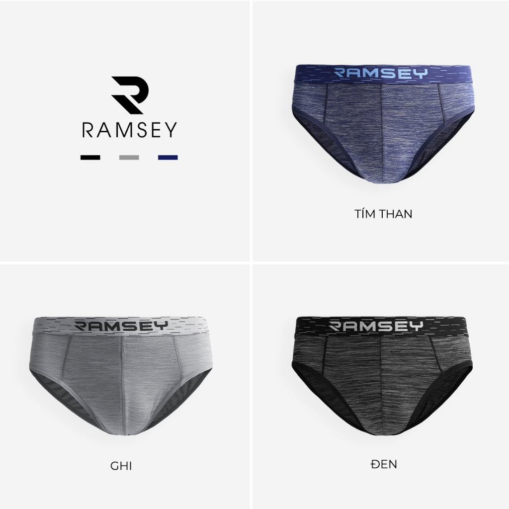 Quần Sịp Tam Giác Nam Vải Thoáng Khí Thông Hơi FlowAir Ramsey RA 901