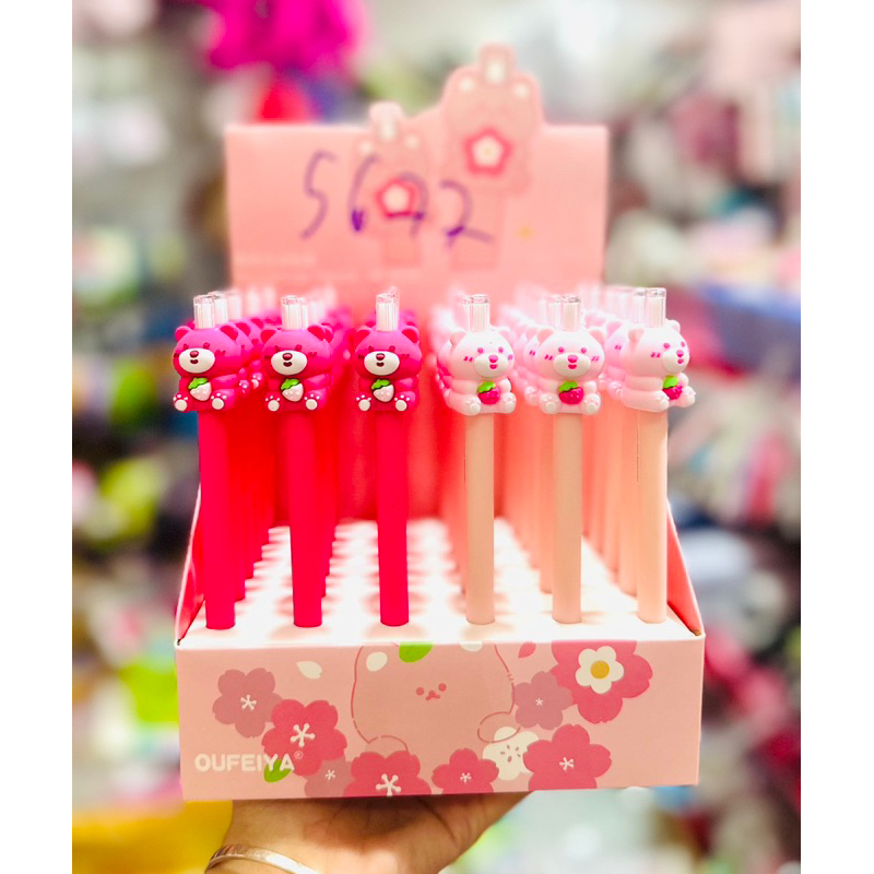 Bút Chì Bấm Ngòi 0.5mm Mẫu Gấu Dâu LOTSO, Cánh Cụt, Thú Sarino, Teddy Siêu Cute