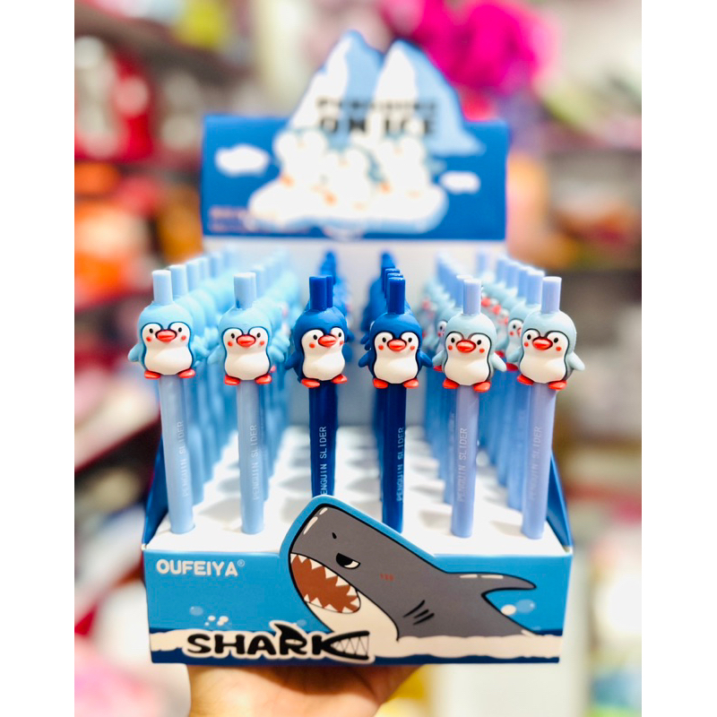 Bút Chì Bấm Ngòi 0.5mm Mẫu Gấu Dâu LOTSO, Cánh Cụt, Thú Sarino, Teddy Siêu Cute