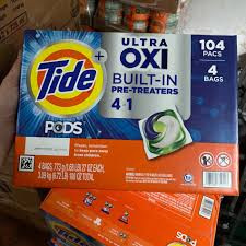 Viên giặt tide pod ultra oxi 4 in 1 104 viên nhập mỹ