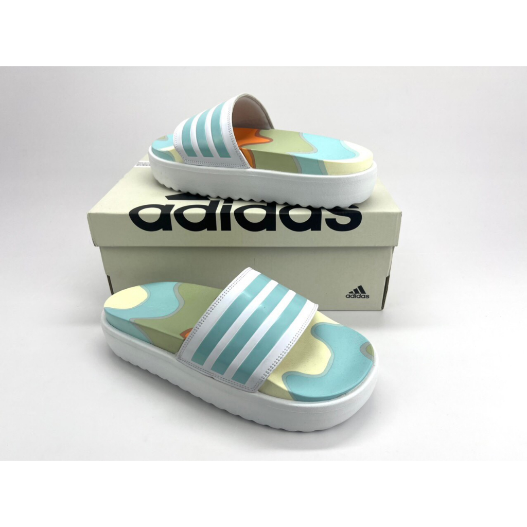 Dép thời trang Nữ cao cấp 2023 đế cao 5cm, dép quai ngang mẫu Adidas Adilete 2023