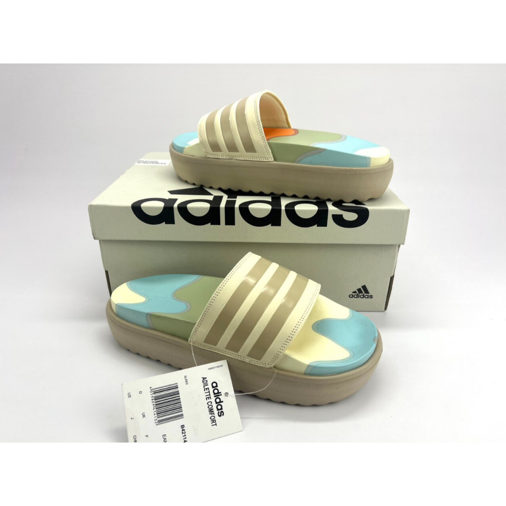 Dép thời trang Nữ cao cấp 2023 đế cao 5cm, dép quai ngang mẫu Adidas Adilete 2023