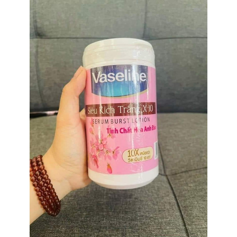 Hủ 500gr - Siêu kích trắng vaseline x10 thái lan hàng chuẩn xịn