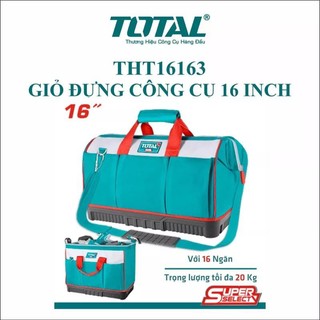 Túi đựng công cụ 16 inch 16 ngăn đế nhựa total tht16163