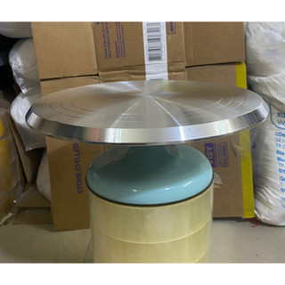 Bàn xoay inox chân đế nhựa
