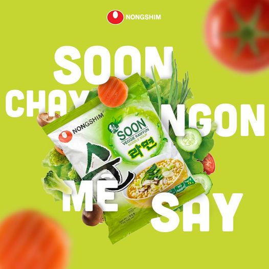 Mì chay Nongshim Soon Veggie Ramyun 112g