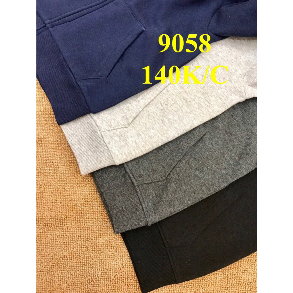 * Mã 9058: Áo khoác nỉ kéo khoá CAMBO dư xịn