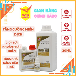 Kháng thể dành cho gia cầm [ Immuno Ones(20ML) ] - Dùng cho gà đá, chim cảnh tăng cường kháng thể chống chịu bệnh