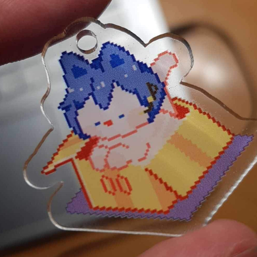 Móc khóa keychain acrylic Project Sekai Nyan Cat Box