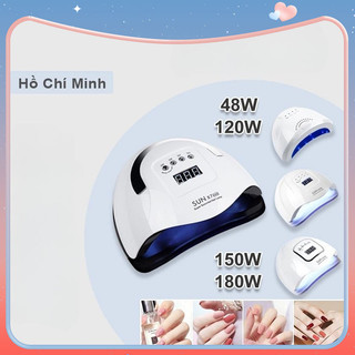 Máy hơ gel sun x5 x7 plus 48w/120w/150w/180w/220w dùng hơ khô gel móng nail