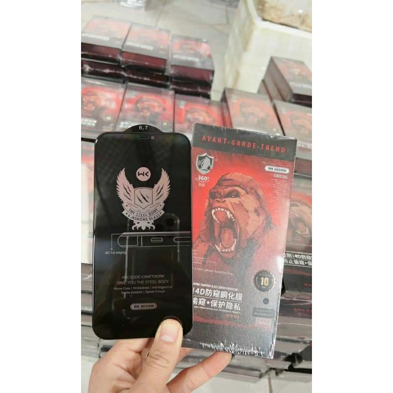 KingKong - Cường Lực Chống Nhìn Trộm Chính Hãng Cho Iphone