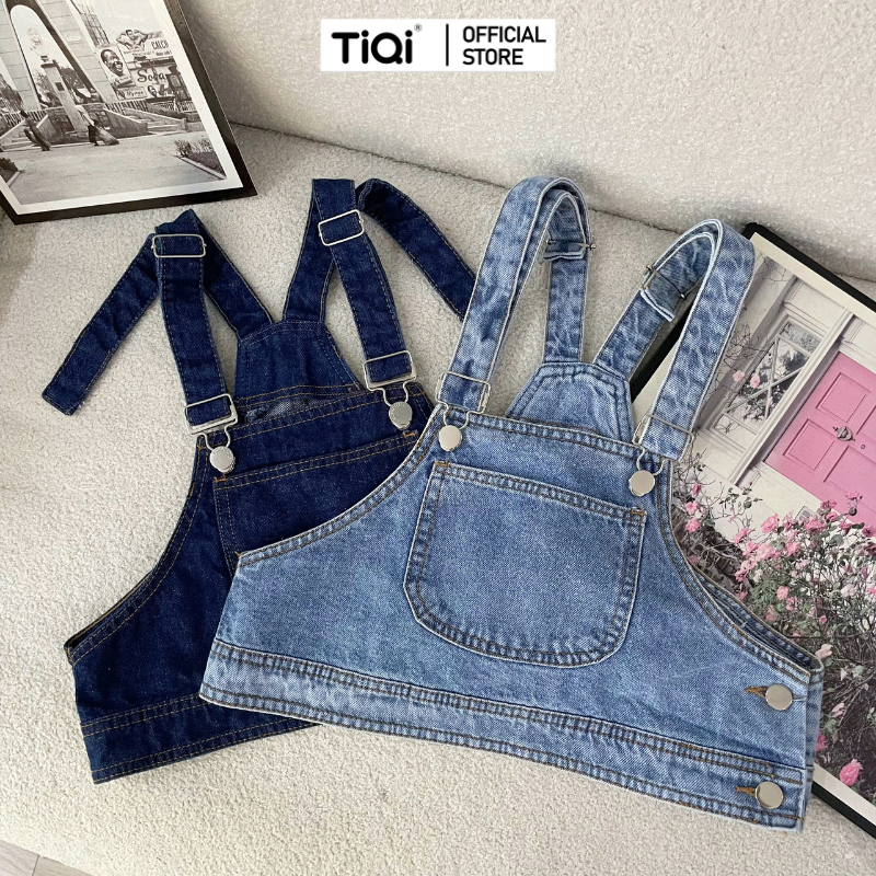 Áo yếm jean croptop TiQi Jeans A-286