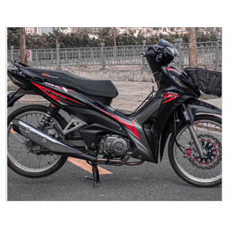 TEM CHẾ WAVE RSX ĐỎ ĐEN