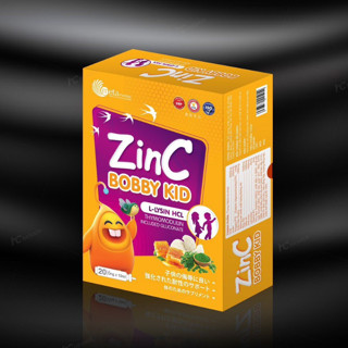 (META) Kẽm Zinc cho bé, ZINC BOBBY KID bổ sung Kẽm, Lysine, DHA, giúp cải thiện biếng ăn & tăng sức đề kháng cho trẻ