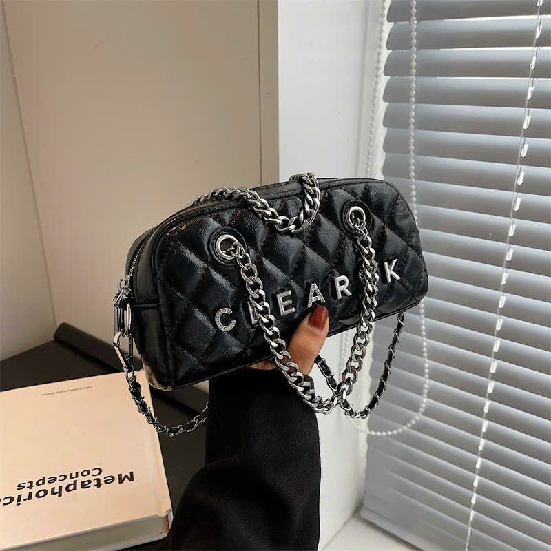 Túi xách túi đeo chéo phối xích phong cách nhập khẩu loại 1