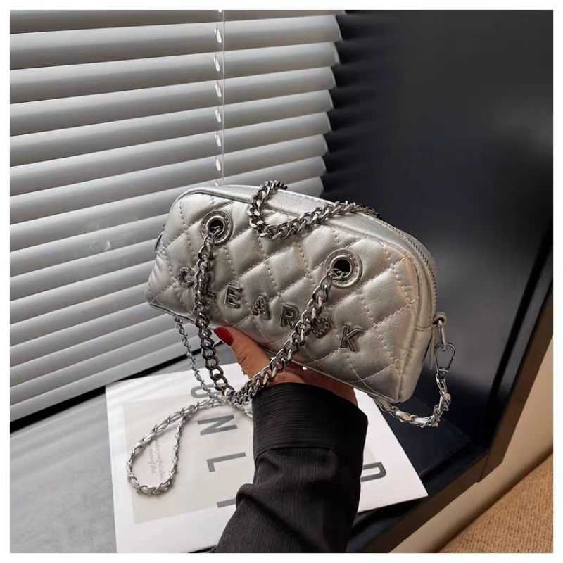 Túi xách túi đeo chéo phối xích phong cách nhập khẩu loại 1