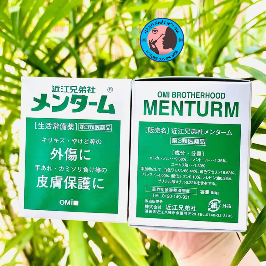 Dầu cù là Nhật Bản Omi Menturm 85g