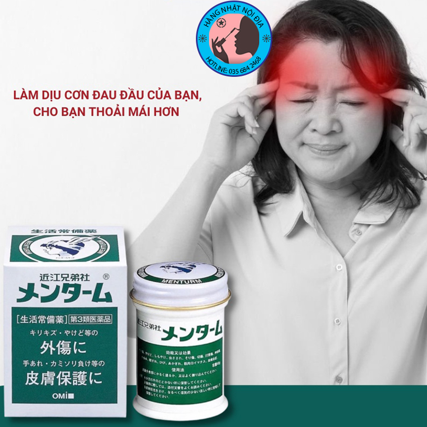Dầu cù là Nhật Bản Omi Menturm 85g