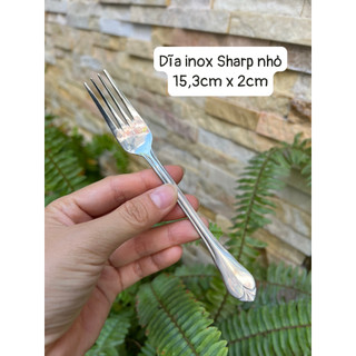 Bộ 6 thìa dĩa inox Sharp