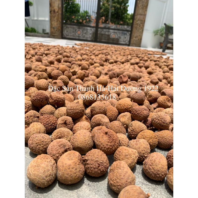 Long Vải Thiều Khô Đặc Sản Thanh Hà 1kg