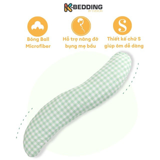 Gối ôm hình chữ S K-Bedding by Everon KMP - Giao màu ngẫu nhiên