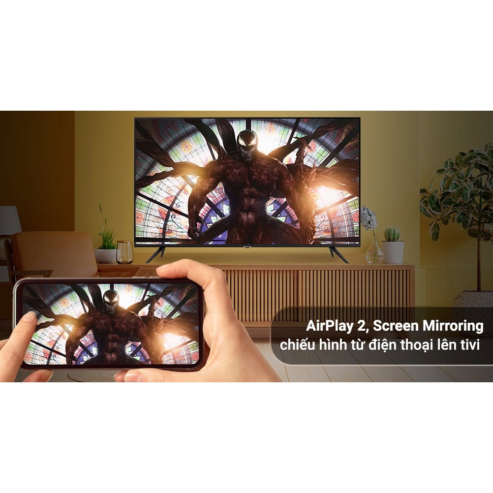 Smart Tivi Samsung 4K 65 inch 65AU7002 UHD viền siêu mỏng chính hãng